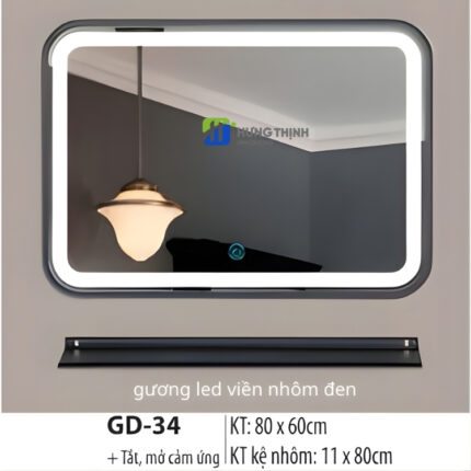 GƯƠNG ĐÈN LED GĐ-34